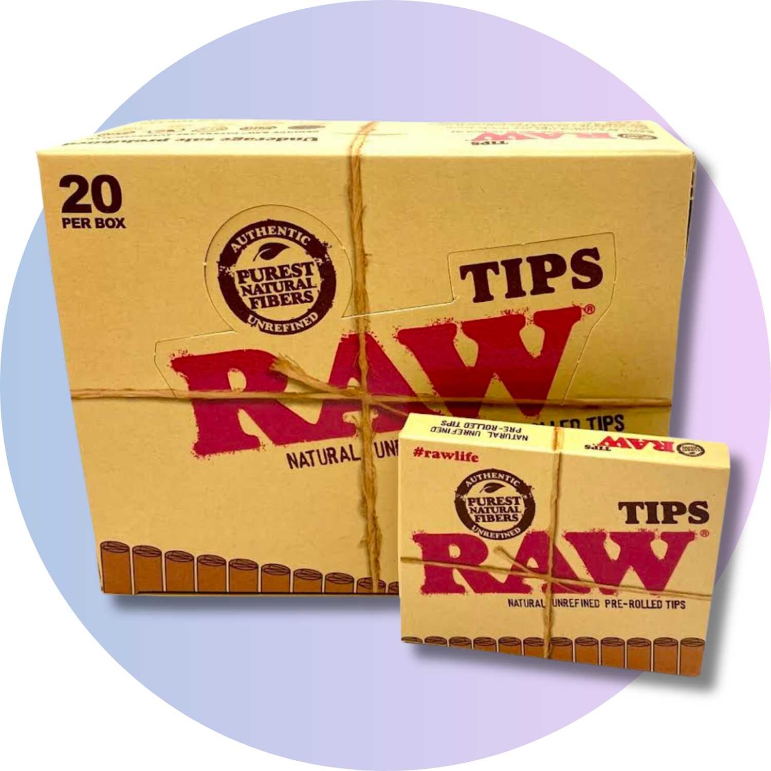 RAW Pre-Rolled Tips (20 pack- 21 Tips per box) - TAJ WHOLESALE: SMOKE ...